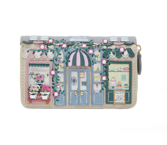 Vendula Posies And Patisseries Medium Ziparound Wallet