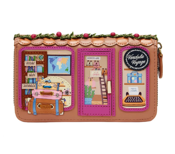 Vendula Voyage Travel Shop Medium Ziparound Wallet