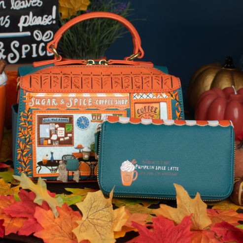 Vendula Sugar and Spice Coffee Shop Medium Ziparound Wallet