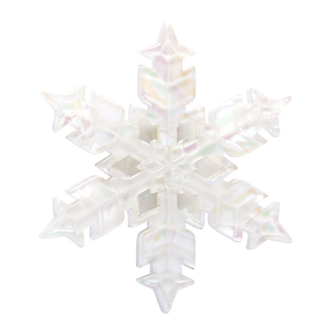 Erstwilder Merry Menagerie Snowflake Simplified Mini Brooch