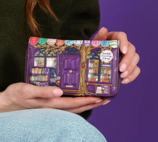 Vendula Travelling Library Bookshop Medium Ziparound Wallet