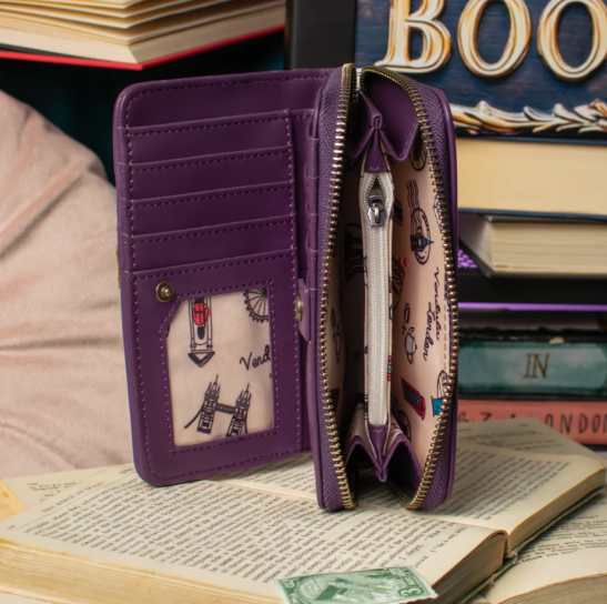 Vendula Travelling Library Bookshop Medium Ziparound Wallet