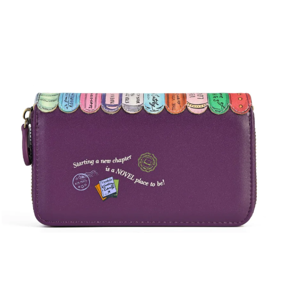 Vendula Travelling Library Bookshop Medium Ziparound Wallet