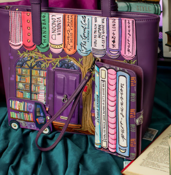 Vendula Travelling Library Bookshop Universal Flip Phone Case