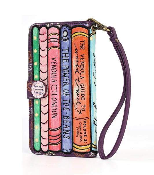 Vendula Travelling Library Bookshop Universal Flip Phone Case