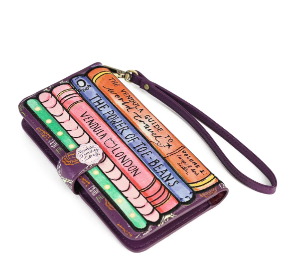 Vendula Travelling Library Bookshop Universal Flip Phone Case