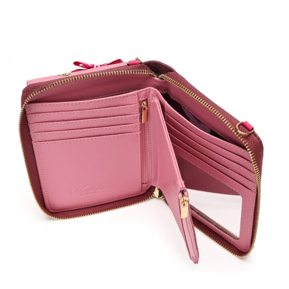 Vendula Pink Ribbon Sewing Box Scrapbook Bree Phone Pouch
