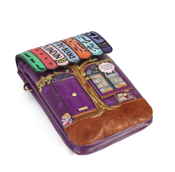 Vendula Travelling Library Bookshop Phone Pouch