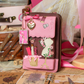 Vendula Pink Ribbon Sewing Box Scrapbook Bree Phone Pouch