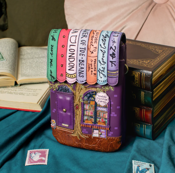 Vendula Travelling Library Bookshop Phone Pouch