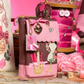Vendula Pink Ribbon Sewing Box Scrapbook Bree Phone Pouch