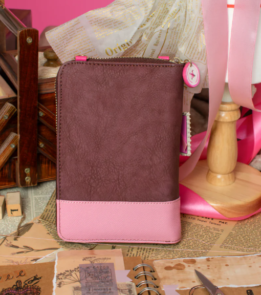 Vendula Pink Ribbon Sewing Box Scrapbook Bree Phone Pouch