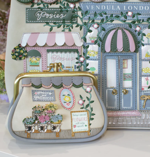 Vendula Posies And Patisseries Clipper Coin Purse