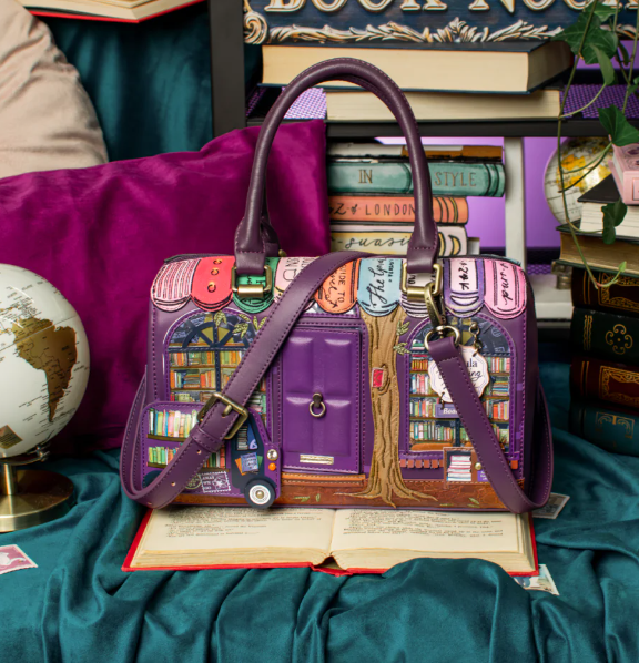 Vendula Travelling Library Bookshop Speedy Bowler Bag