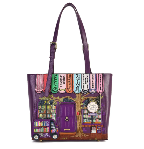 Vendula Travelling Library Bookshop Shopper Bag