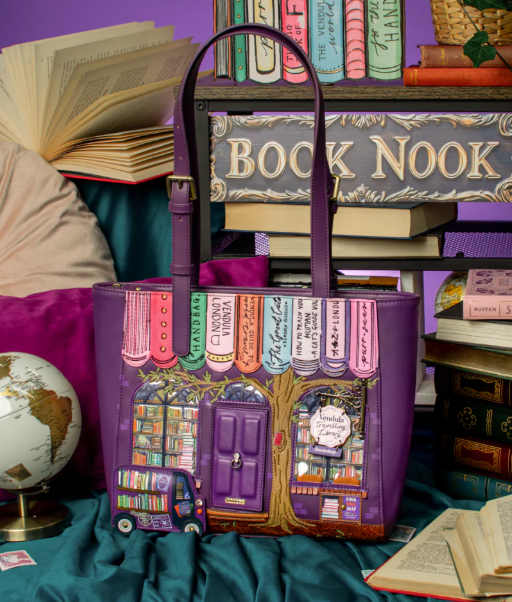 Vendula Travelling Library Bookshop Shopper Bag