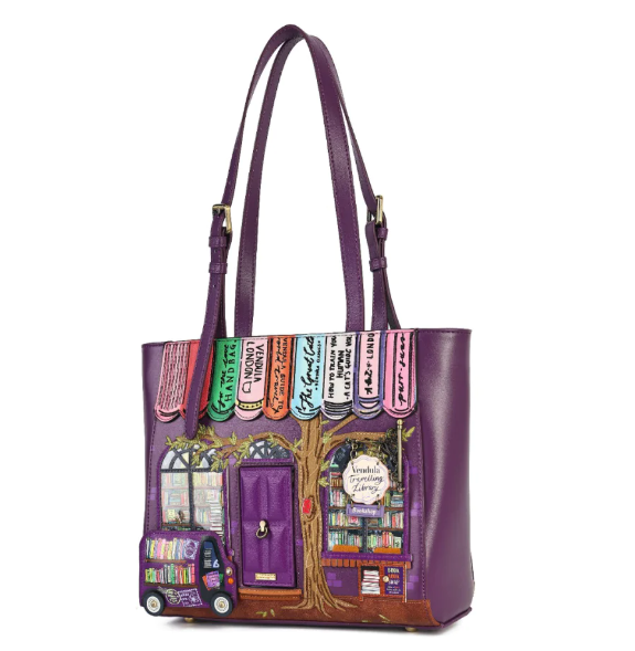 Vendula Travelling Library Bookshop Shopper Bag