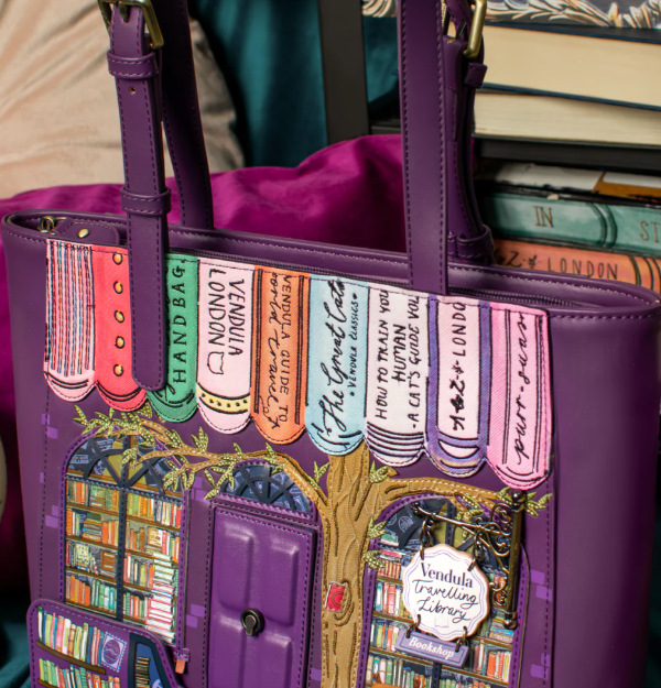 Vendula Travelling Library Bookshop Shopper Bag