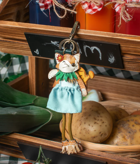 Vendula The Farmhouse Pantry Scarecrow Key Charm