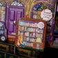 Vendula Travelling Library Bookshop Square Wallet