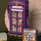 Vendula Travelling Library Bookshop Square Wallet