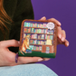 Vendula Travelling Library Bookshop Square Wallet