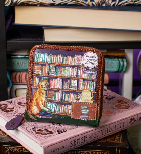 Vendula Travelling Library Bookshop Square Wallet