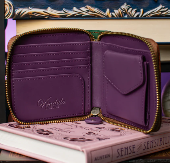 Vendula Travelling Library Bookshop Square Wallet