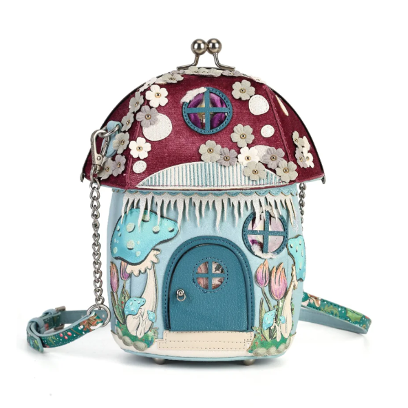 Vendula Fairy Village Snowflake Edition Toadstool House Bag