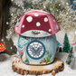 Vendula Fairy Village Snowflake Edition Toadstool House Bag