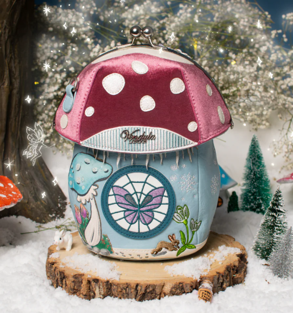 Vendula Fairy Village Snowflake Edition Toadstool House Bag