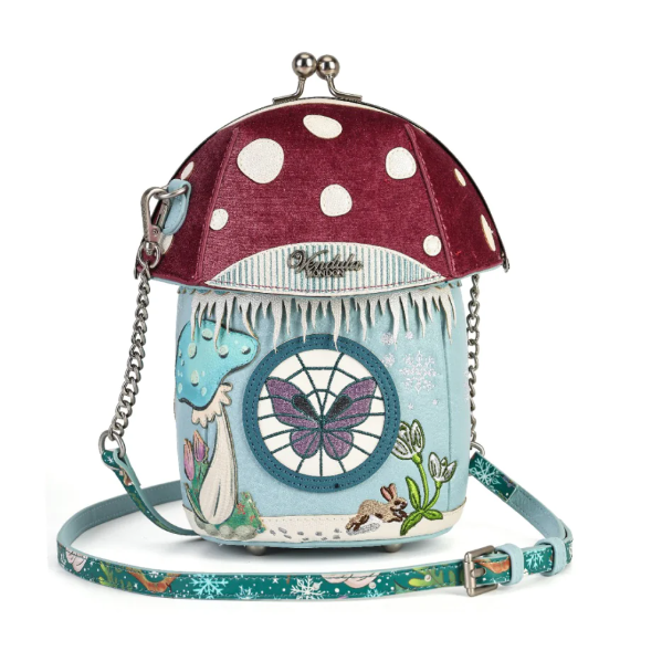 Vendula Fairy Village Snowflake Edition Toadstool House Bag