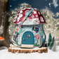 Vendula Fairy Village Snowflake Edition Toadstool House Bag