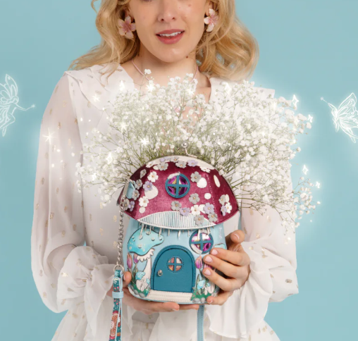 Vendula Fairy Village Snowflake Edition Toadstool House Bag
