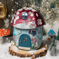 Vendula Fairy Village Snowflake Edition Toadstool House Bag