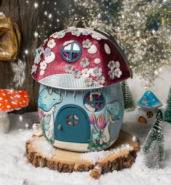 Vendula Fairy Village Snowflake Edition Toadstool House Bag