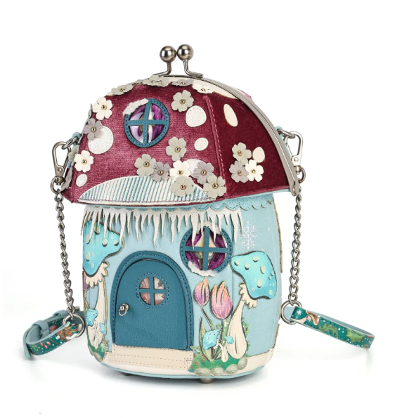 Vendula Fairy Village Snowflake Edition Toadstool House Bag