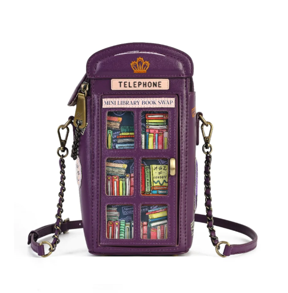 Vendula Travelling Library Bookshop Book Nook Telephone Box Bag