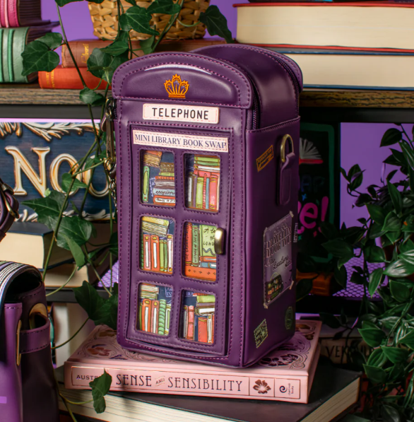 Vendula Travelling Library Bookshop Book Nook Telephone Box Bag