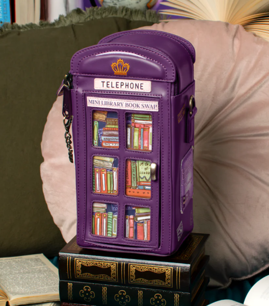 Vendula Travelling Library Bookshop Book Nook Telephone Box Bag