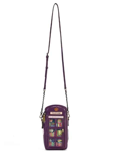 Vendula Travelling Library Bookshop Book Nook Telephone Box Bag