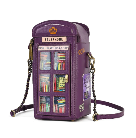 Vendula Travelling Library Bookshop Book Nook Telephone Box Bag