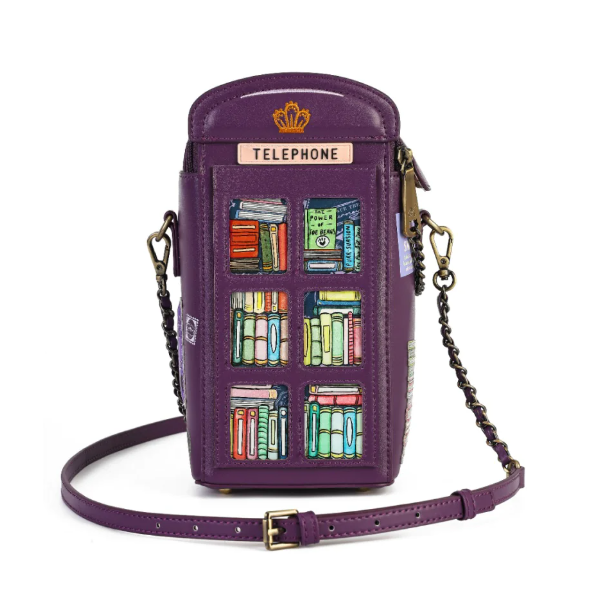 Vendula Travelling Library Bookshop Book Nook Telephone Box Bag