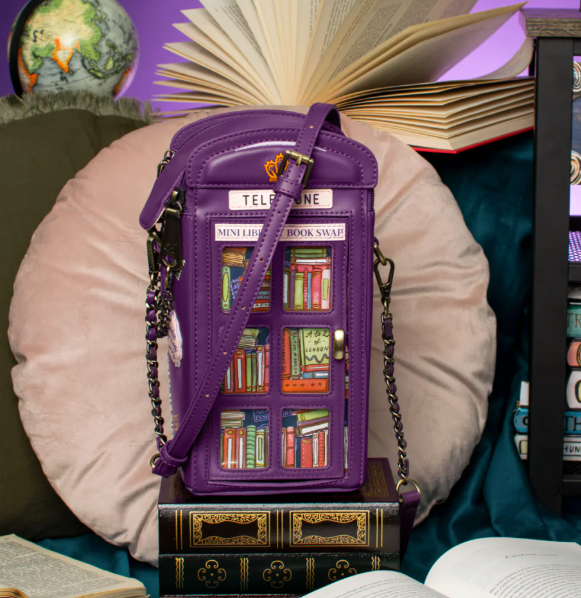 Vendula Travelling Library Bookshop Book Nook Telephone Box Bag