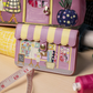 Vendula Sewing Shop Raspberry Edition Accordian Card Wallet