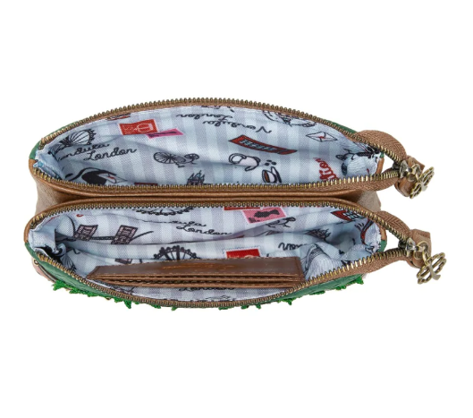 Vendula Clover Inn Double Zipper Coin Purse