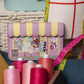 Vendula Sewing Shop Raspberry Edition Accordian Card Wallet