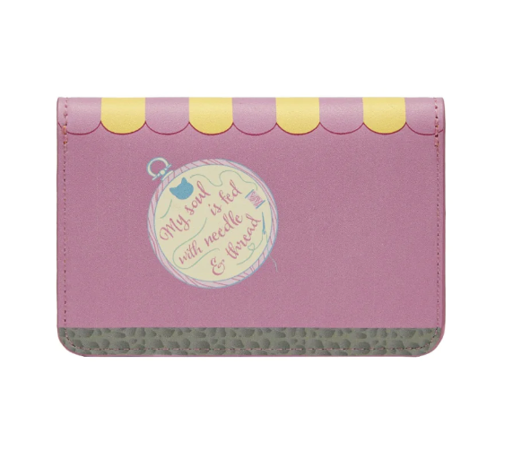 Vendula Sewing Shop Raspberry Edition Accordian Card Wallet