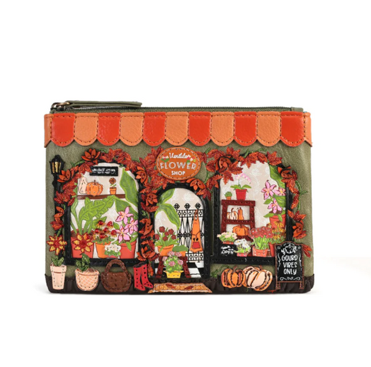 Vendula Flower Shop Amber Edition Zipper Key Coin Purse