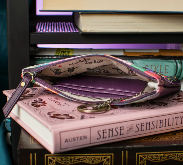 Vendula Travelling Library Bookshop Zipper Key Coin Purse